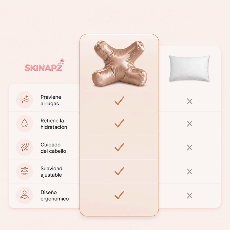 SKINAPZ DERMASILK PILLOW | Almohada de Seda para el Cuidado de la Piel
